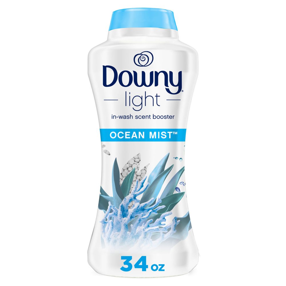 Downy Light In-Wash Scent Booster Beads, Ocean Mist 34 oz.