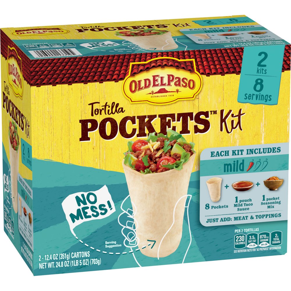 Old El Paso Tortilla Pocket Kit, 2 ct.