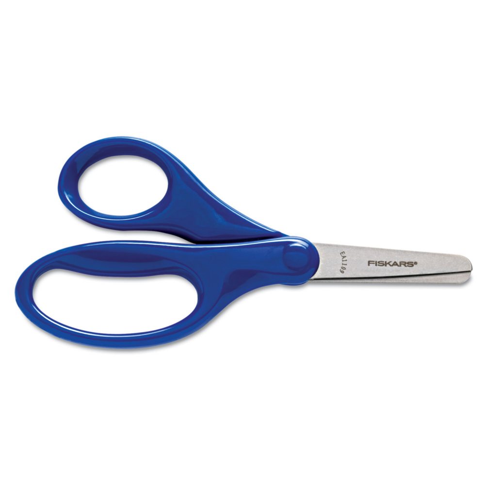 Fiskars Children's Safety Scissors - Blunt - 5" Length - 1 3/4" Cut