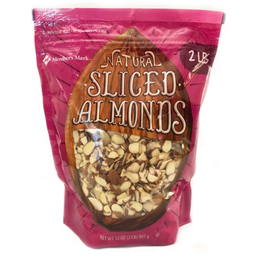 Member's Mark Natural Sliced California Almonds, 32 oz.