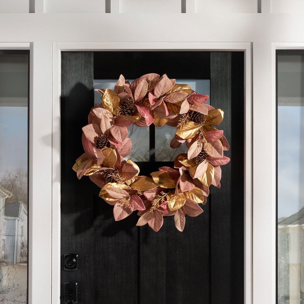Member's Mark 30" Harvest Wreath, Gold Magnolia
