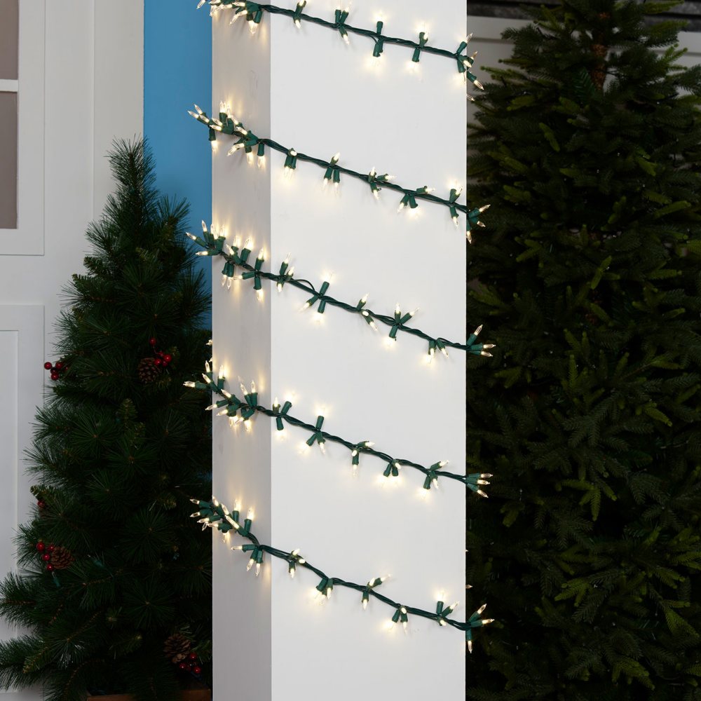 Member's Mark 150ct LED Garland Lights, 10' Lighted Length, Set of 2