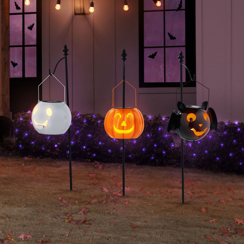 Member's Mark Solar Spooky Lawn Stakes, Set of 3