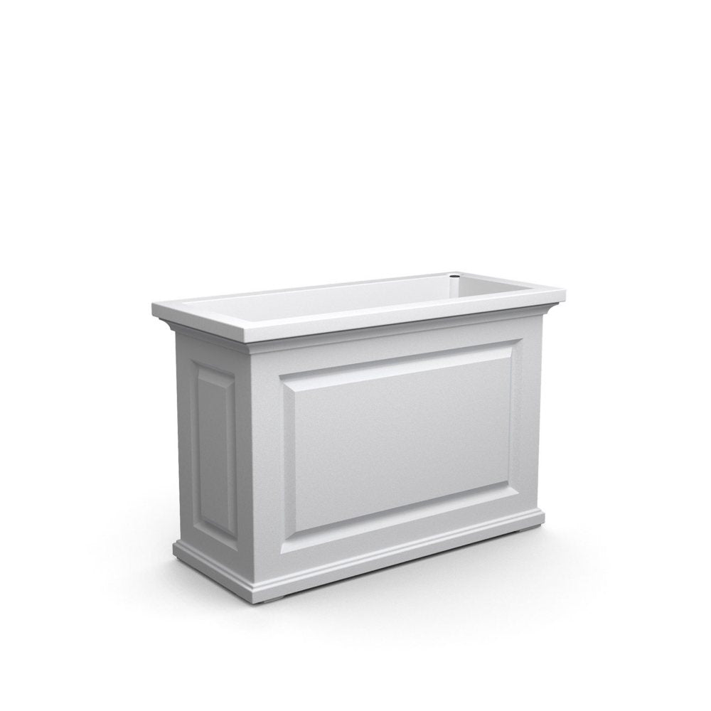 Mayne Nantucket Trough Planter - White