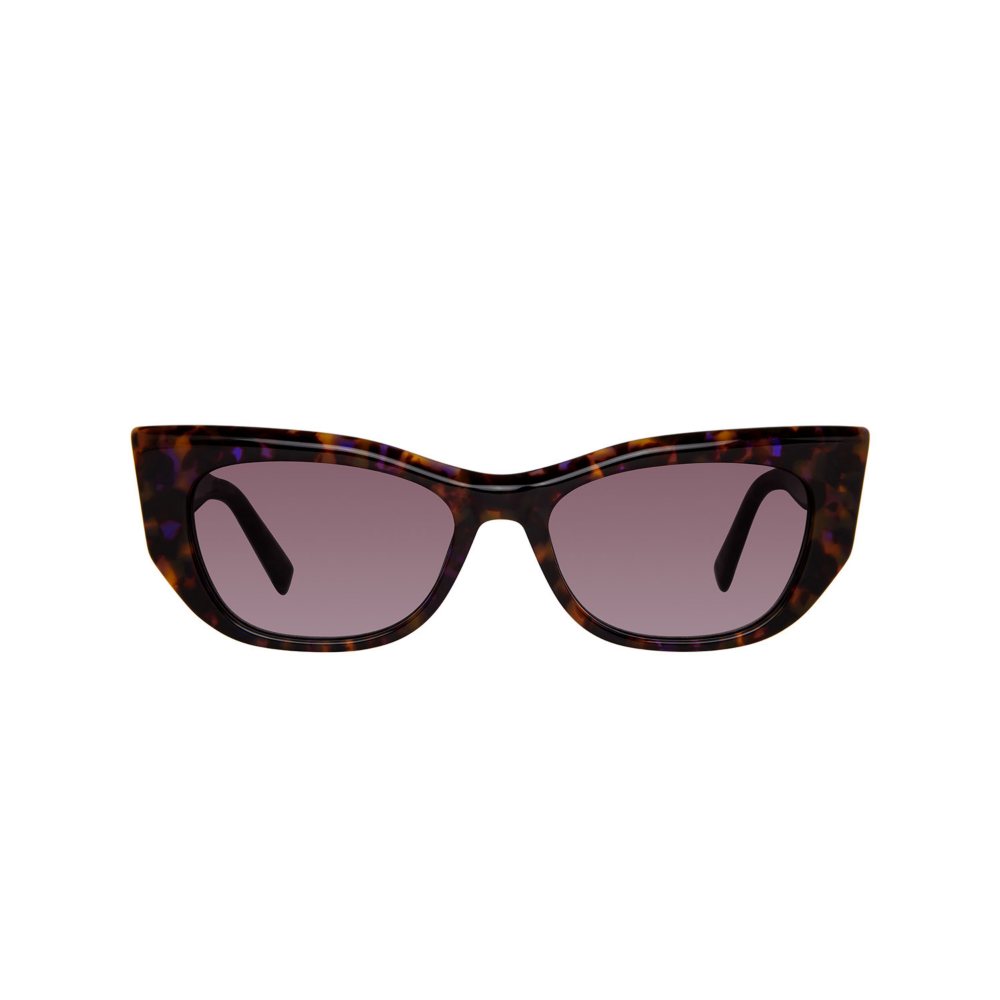 Christian Siriano Esti Angled Cat Eye Plastic Sunglasses