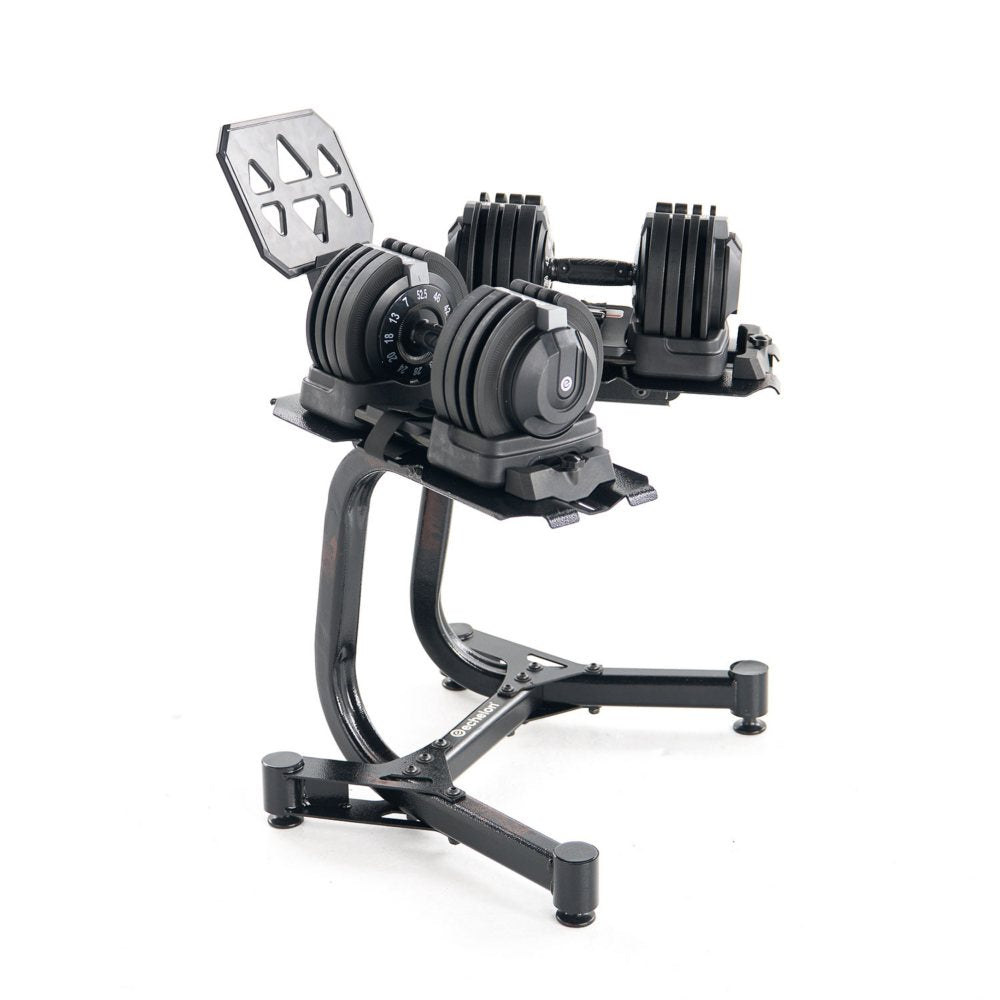 Echelon Strength Adjustable Dumbbell Set with Stand