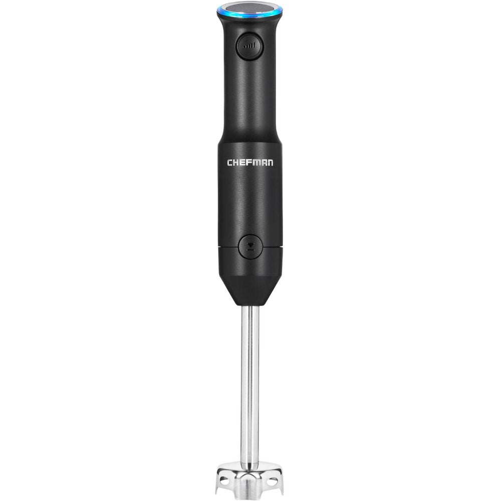 Chefman Cordless Portable Immersion Blender With One-Touch Speed Control