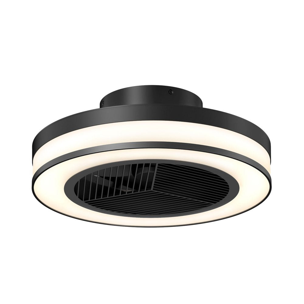 Artika Elton Fandelier Black with Remote Dimmable Light, 2700K-6000K