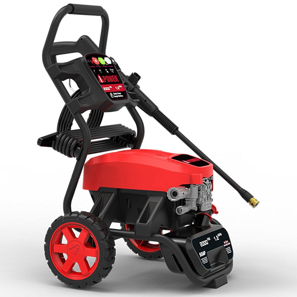A-iPower 2000 PSI Electric Pressure Washer With 4 Quick Connect Nozzles