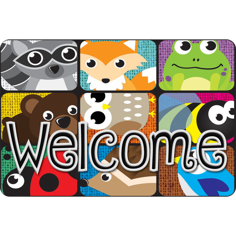 Welcome Mat Keyhole Kritters 15.5 X 23.5In (Pack of 2)