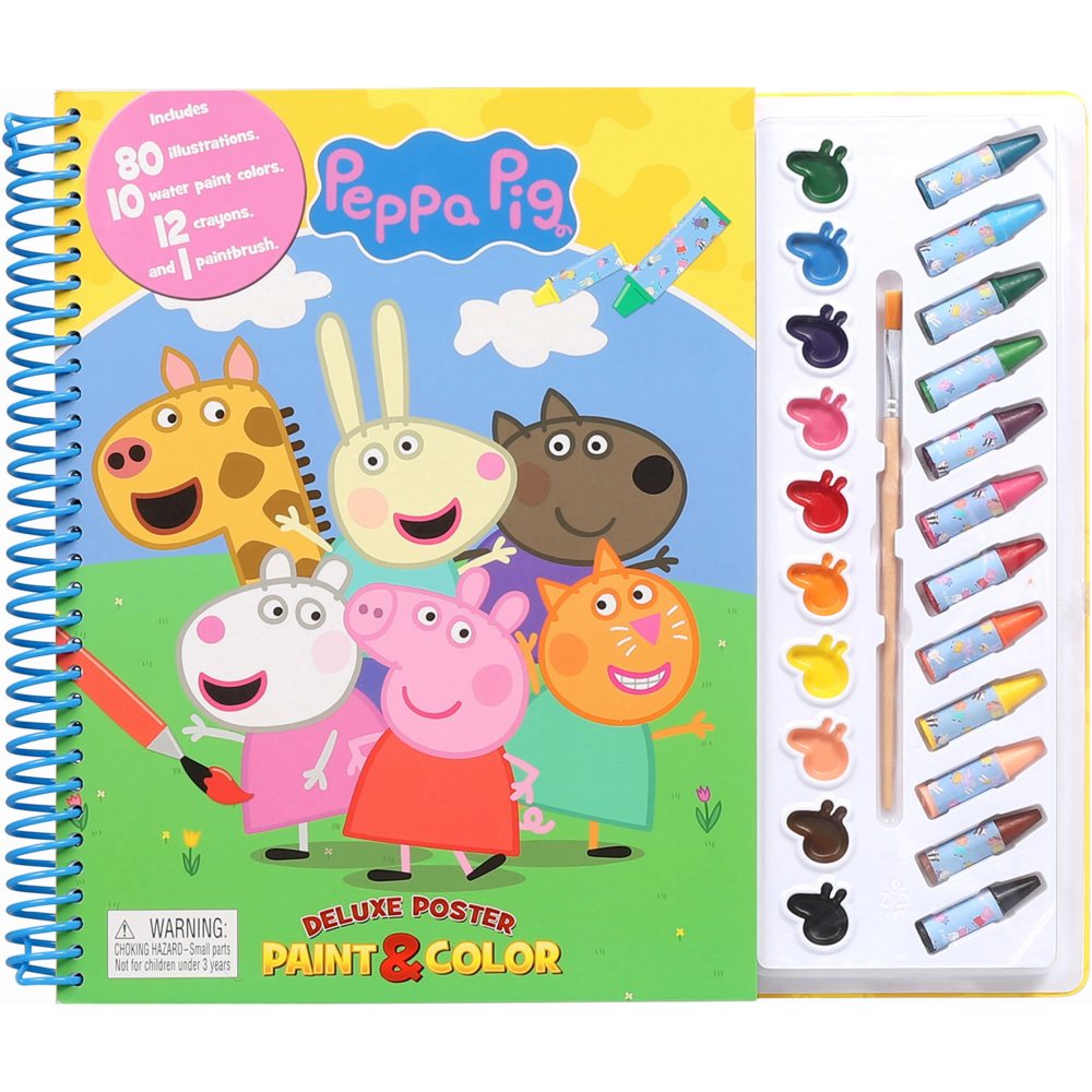 Deluxe Poster Paint & Color: Peppa Pig, Mixed Media