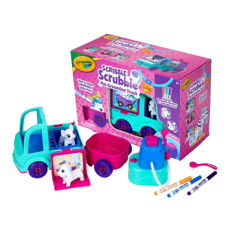 Grooming Truck Scribbl Scrubbie Pet