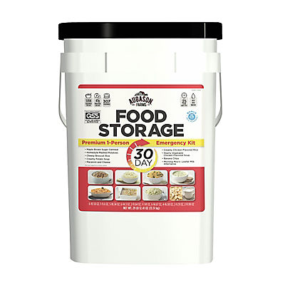 Augason Farms Deluxe Emergency Food Storage Pail, 30 Days, 1 Person
