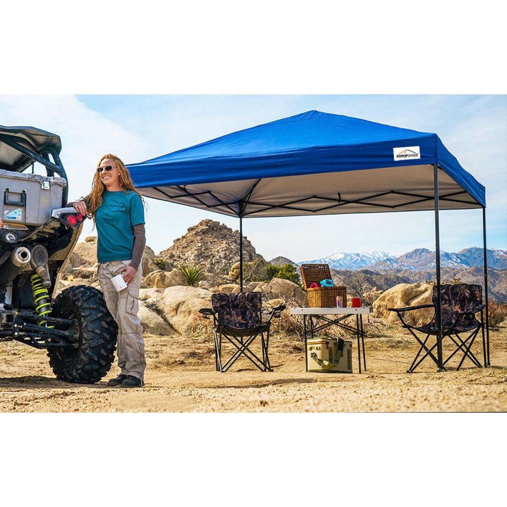 10’x10’ POPUPSHADE Instant Canopy POPLOCK™ Frame Wheel-Bag - Outdoor Canopy Tents - 10’x10’