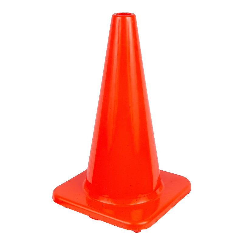 Flexible Vinyl Cone Wghtd 18In Orng (Pack of 2)