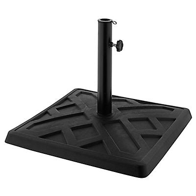 W. Trends Square Umbrella Base - Black