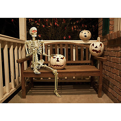 Berkley Jensen 5' Poseable Skeleton with LED Eyes