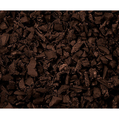 GroundSmart Rubber Mulch 25 Bags, Brown