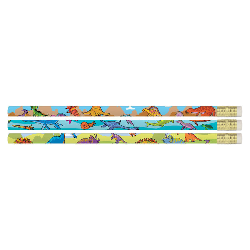 Dynamic Dinosaurs Pencil 12Ct (Pack of 12)