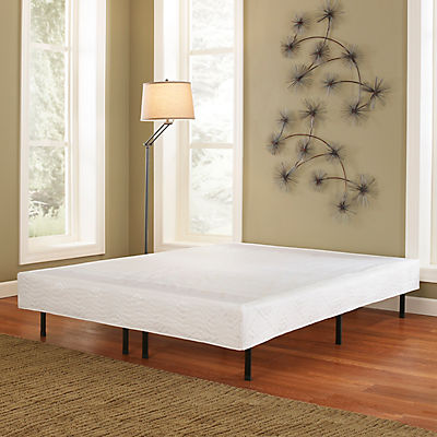 Contour Rest Dream Support Twin Size Metal Platform Frame Cover - White