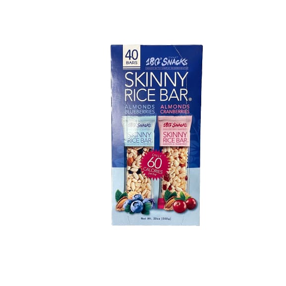 180 Snacks Skinny Rice Bar Variety Pack 