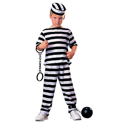 Jailbird Child Costume - Small