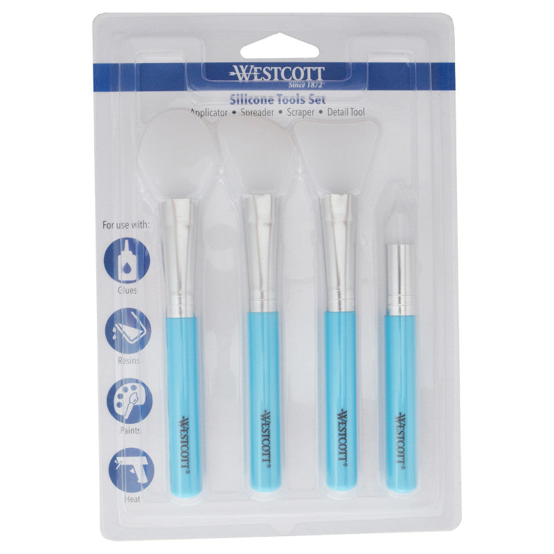 4-Piece Silicone Tools Set (Pack of 6)