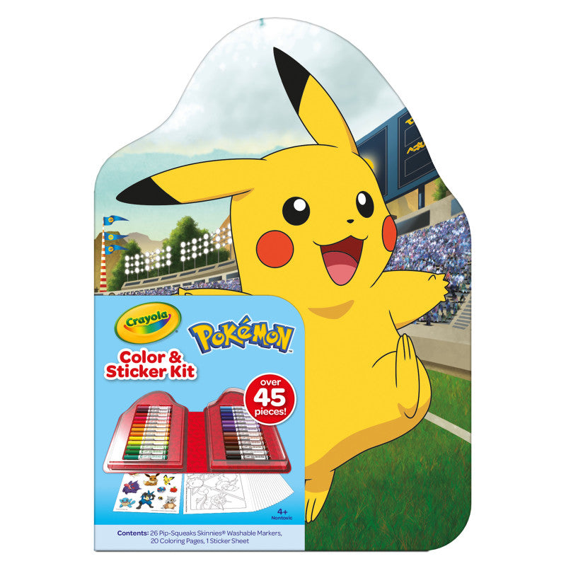 Crayola Color & Sticker Kit Pokemon (Pack of 2)