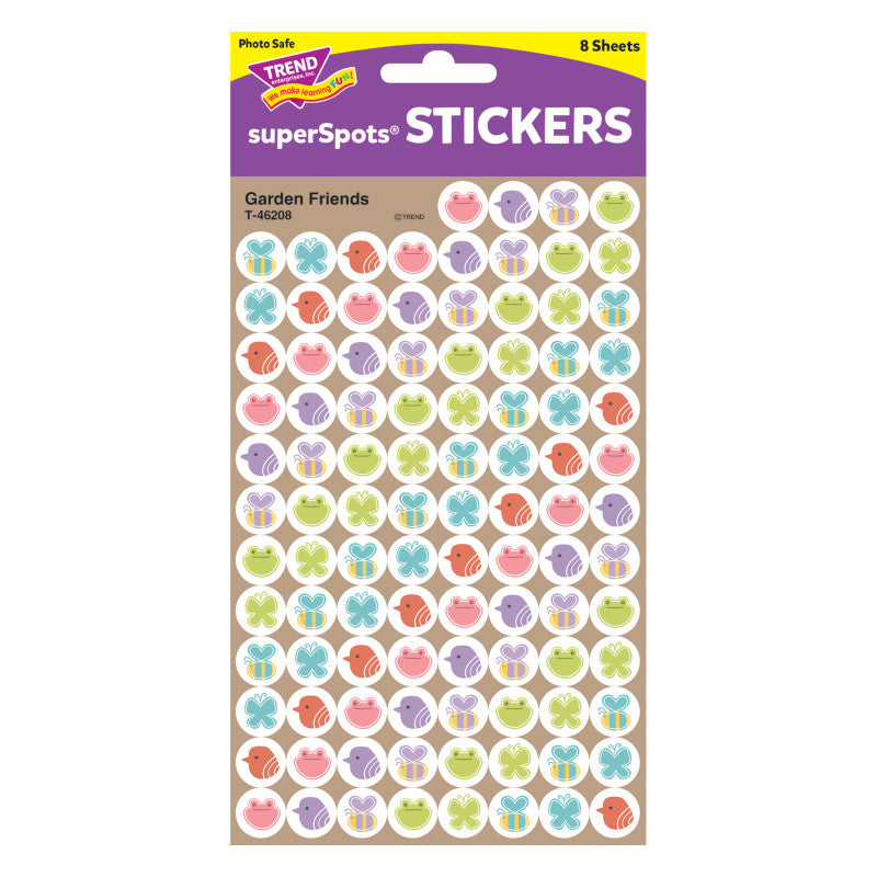 Garden Friends Stickers 800Ct Superspots (Pack of 12)