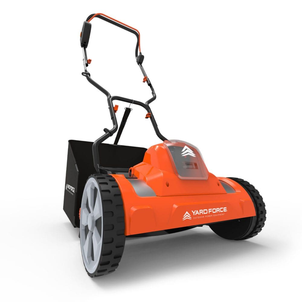 20v Lithium-Ion Cordless Reel Mower Kit with 2 Batteries Charger And Rear Collection Bag - Lawn Mowers - 20v