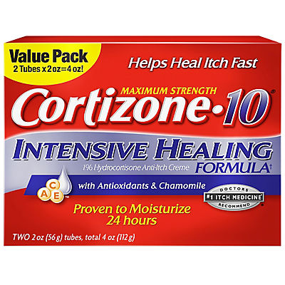 Cortizone 10 Intensive Healing Cream, 2 pk./2 oz.