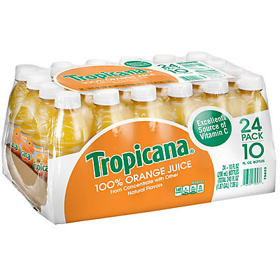 Tropicana 100% Orange Juice, 24 pk./10 fl. oz.