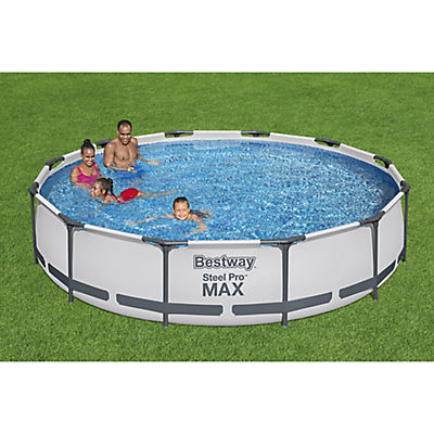 Bestway Steel Pro MAX 12' x 30" Round Above Ground Pool Set