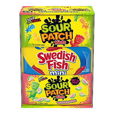 Sour Patch Kids & Swedish Fish Candy Variety Pack, 24 pk./2 oz.