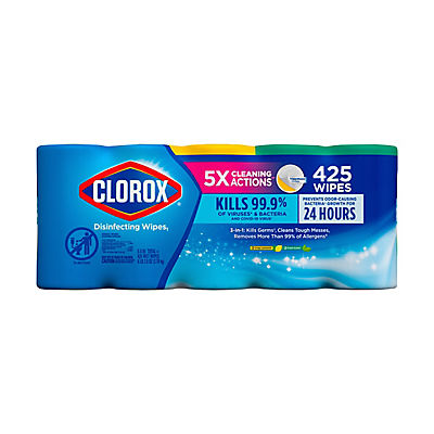 Clorox Disinfecting Wipes Value Pack, 85 ct./5 pk.