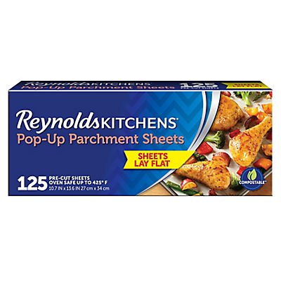 Reynolds Kitchens Pop-Up Parchment Paper Sheets, 125 ct.