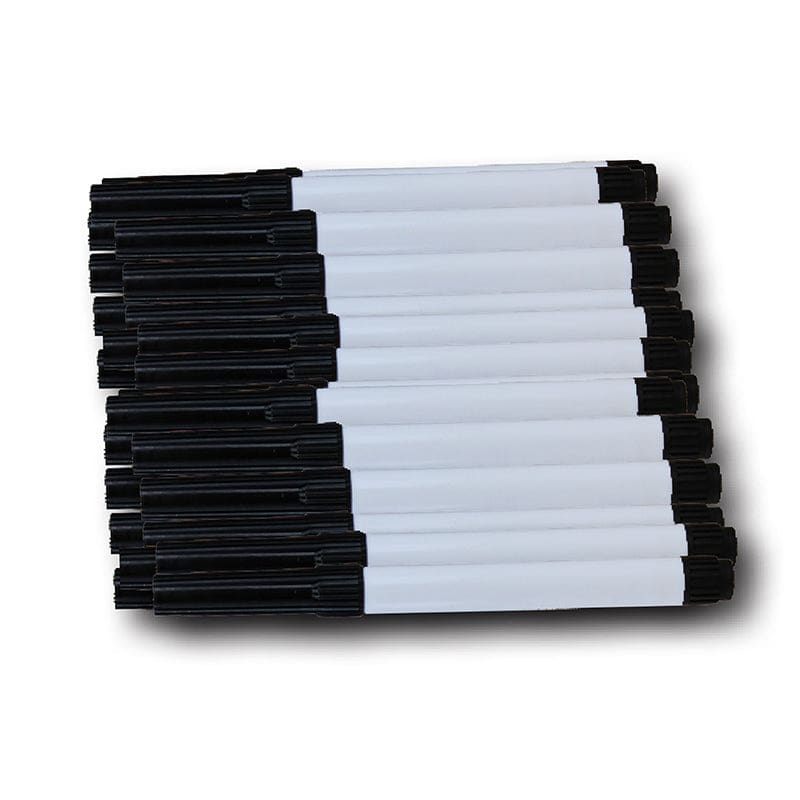 24Ct Blk Dry Erase Marker Fine Pnt - Markers - Flipside