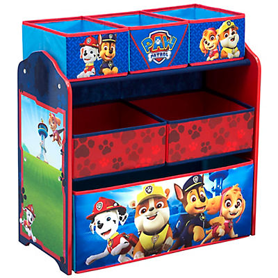 Delta Children PAW Patrol 6-Bin Design & Store Toy Organizer