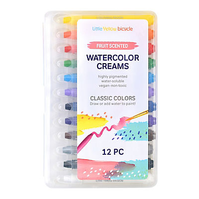 Little Yellow Bicycle Watercolor Creams