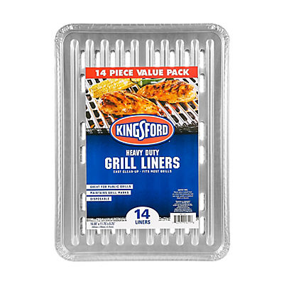 Kingsford Heavy Duty Aluminum Grill Liners, 14 pk.