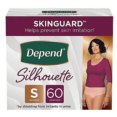Depend Silhouette Incontinence Underwear for Women, Pink
