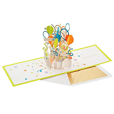 Hallmark Paper Wonder Signature Pop Up Congrats or Birthday Card