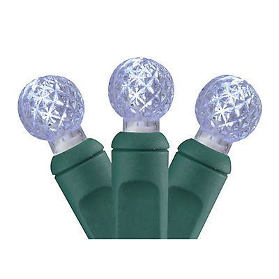 Vickerman 33' LED G12 Berry Christmas Lights - White