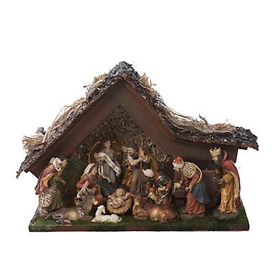Kurt Adler 9.5" Musical LED Nativity Set
