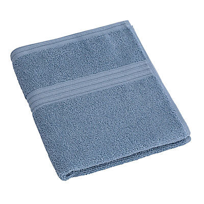 Berkley Jensen Cotton Hand Towel - Blue Spring Stripe