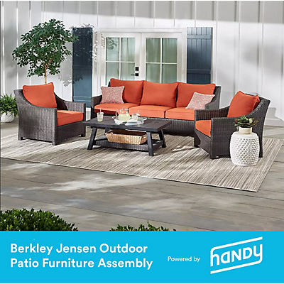 Handy Outdoor Berkley Jensen Patio Furniture Set Assembly