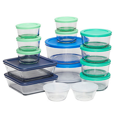 Anchor Hocking 30 pc. Glass Food Storage Set with SnugFit Lids - Clear
