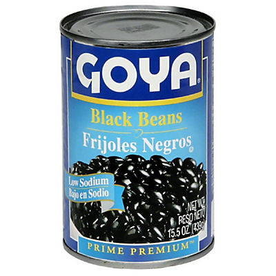 Goya Low Sodium Black Beans, 6 pk./15.5 oz.