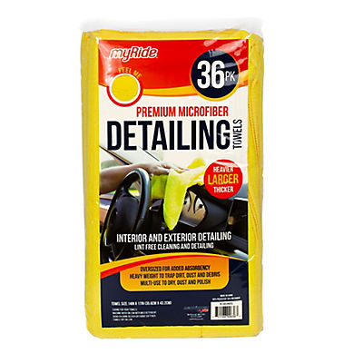 MyRide Premium Multi-Purpose Cleaning & Detailing Towels, 36 pk.