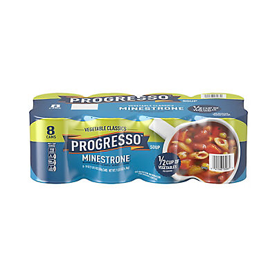 Progresso Ready to Serve Vegetarian Classics Minestrone Soup, 8 pk./19 oz.